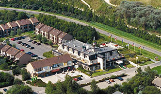 Luchtfoto Fletcher Hotel-Restaurant Nieuwvliet-Bad